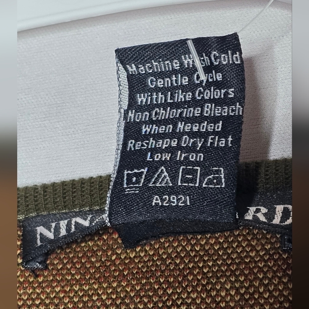 Brand New with Tags Nina Leonard Olive Green Pants Set Size XL - Picture 13 of 13